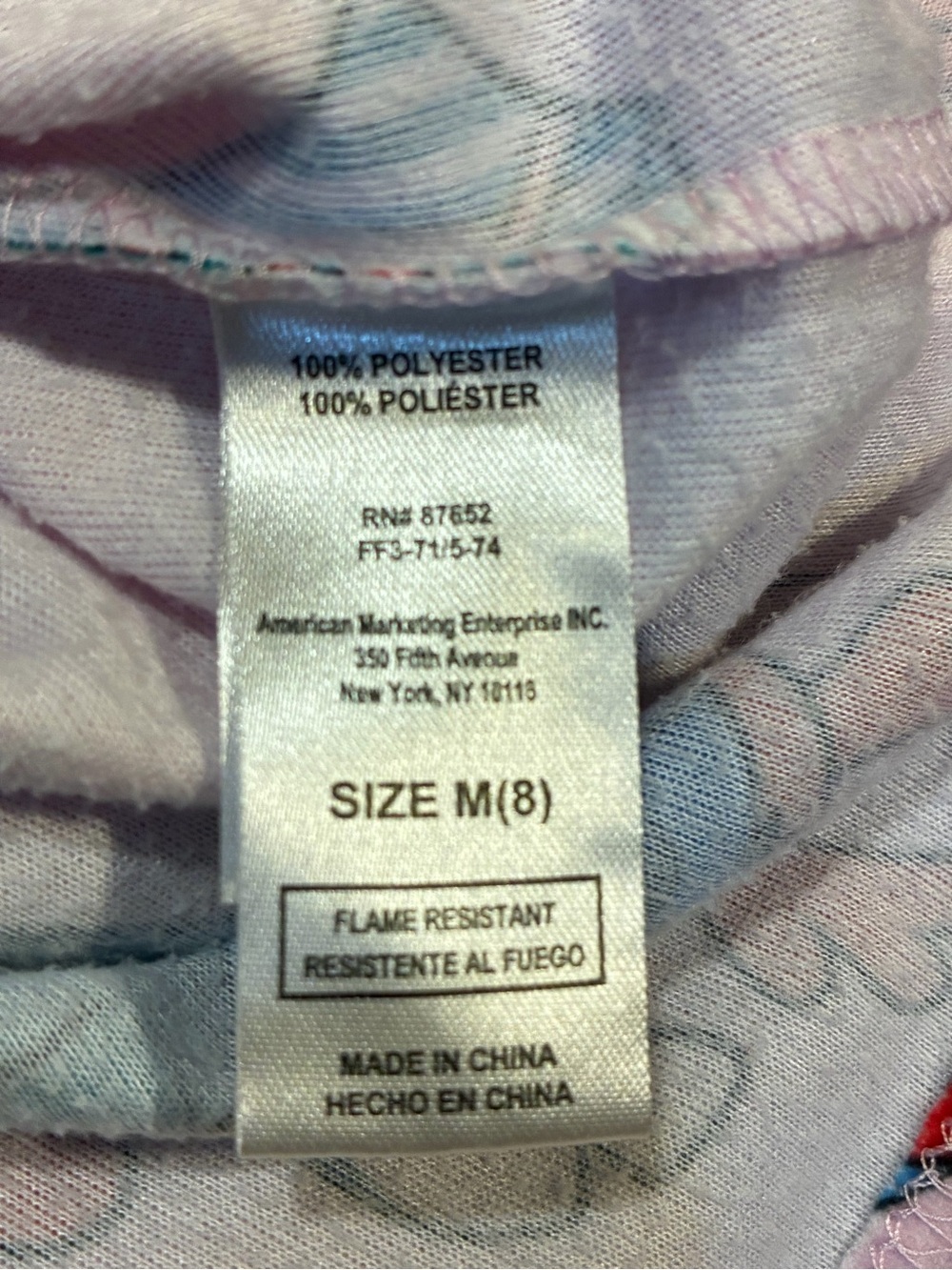 Tapestry Vintage Women’s Multicolor Printed Long Sleeve Button Up Shirt Size: M - Picture 7 of 11